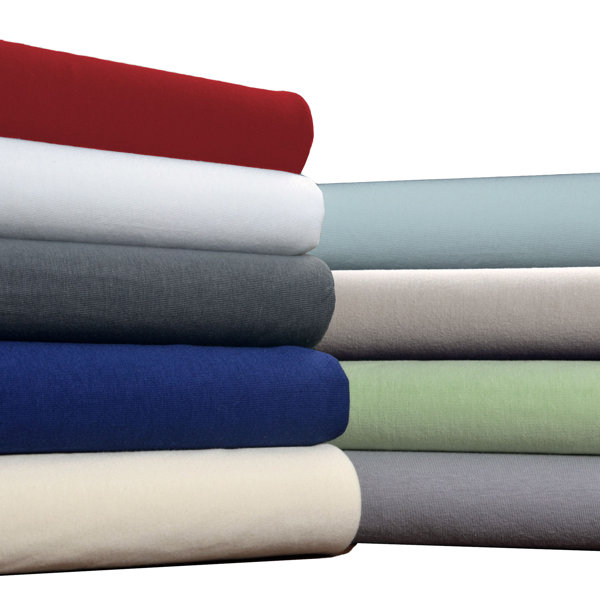 Brielle Jersey Cotton Knit Pillow Case & Reviews Wayfair